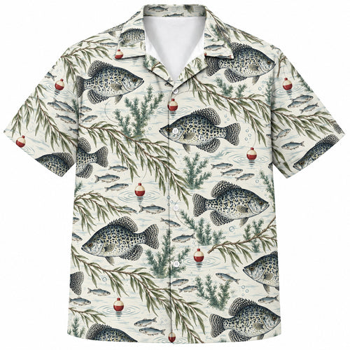Crappie Minnow Drift Hawaiian Shirt