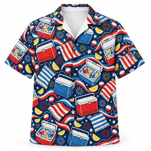 Freedom Picnic Cache Hawaiian Shirt