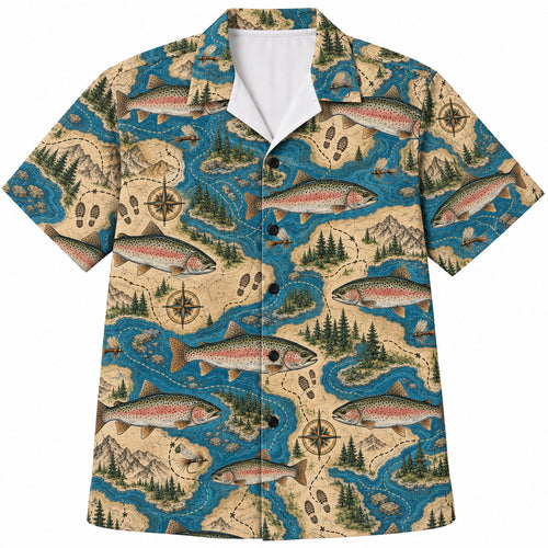 River Atlas Rainbow Drift Hawaiian Shirt