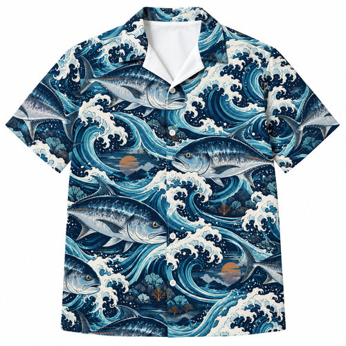 Trevally Wave Engine Hawaiian Shirt