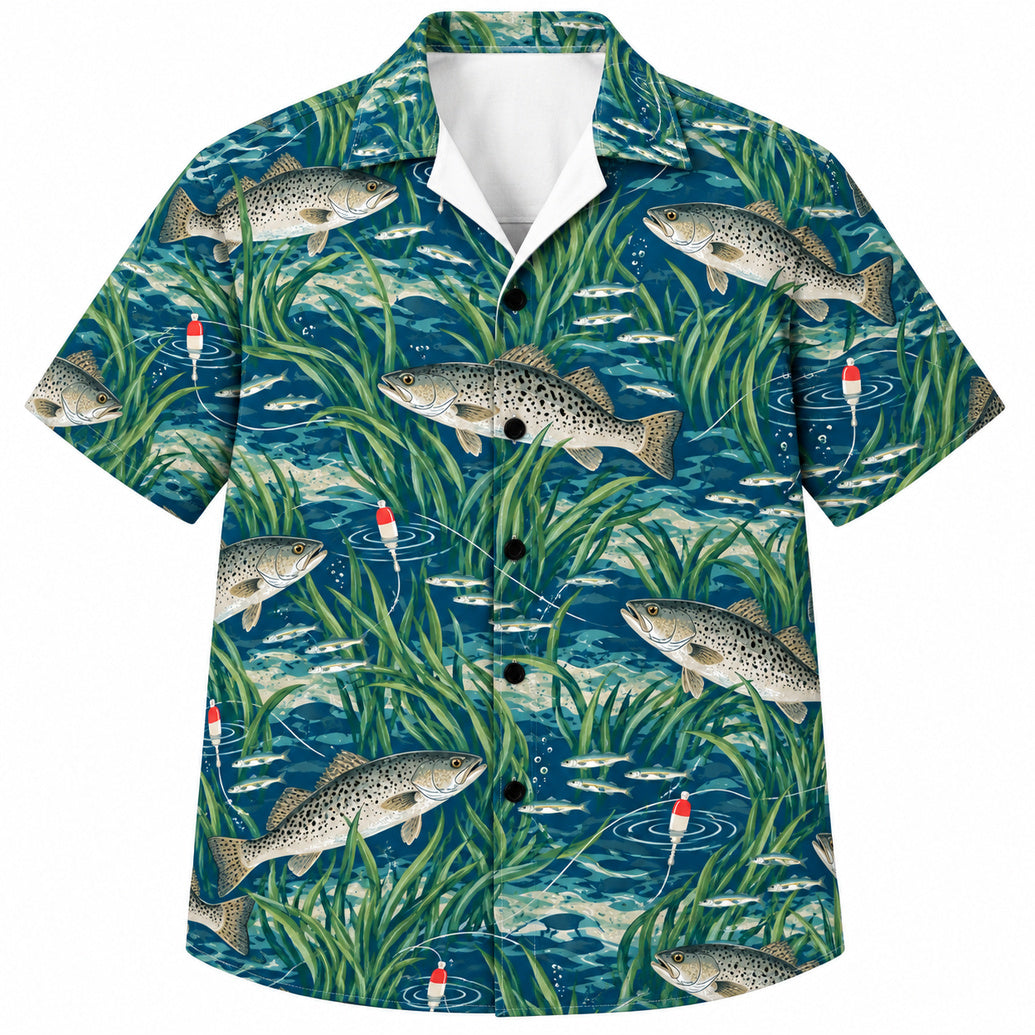 Corkline Speckle Meadow Hawaiian Shirt