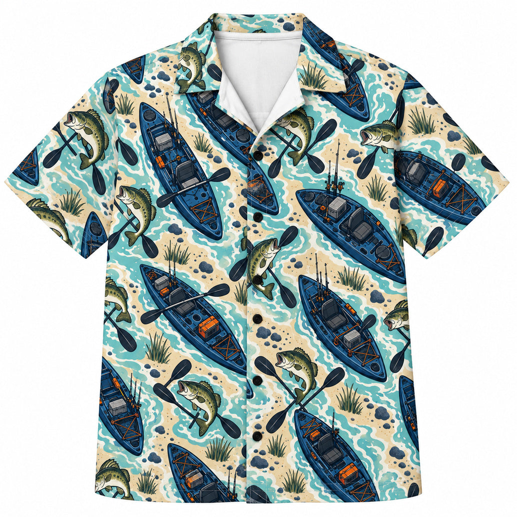 Paddlewake Bass Armada Hawaiian Shirt