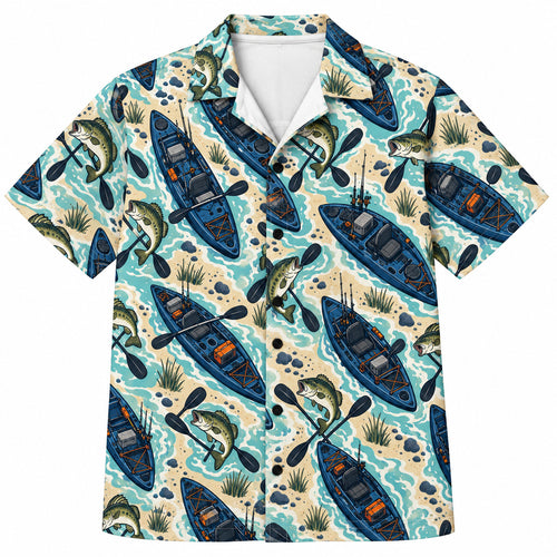 Paddlewake Bass Armada Hawaiian Shirt
