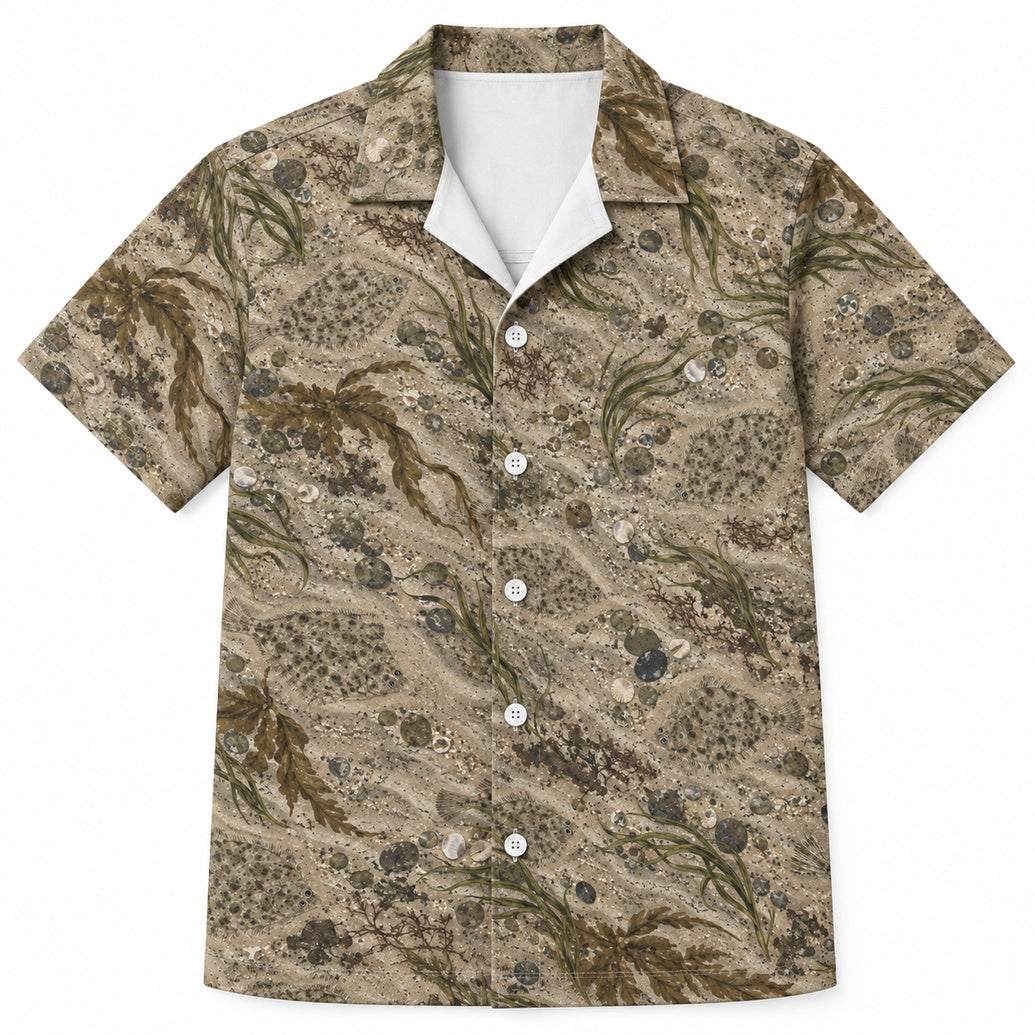 Sandshadow Halibut Recon Hawaiian Shirt