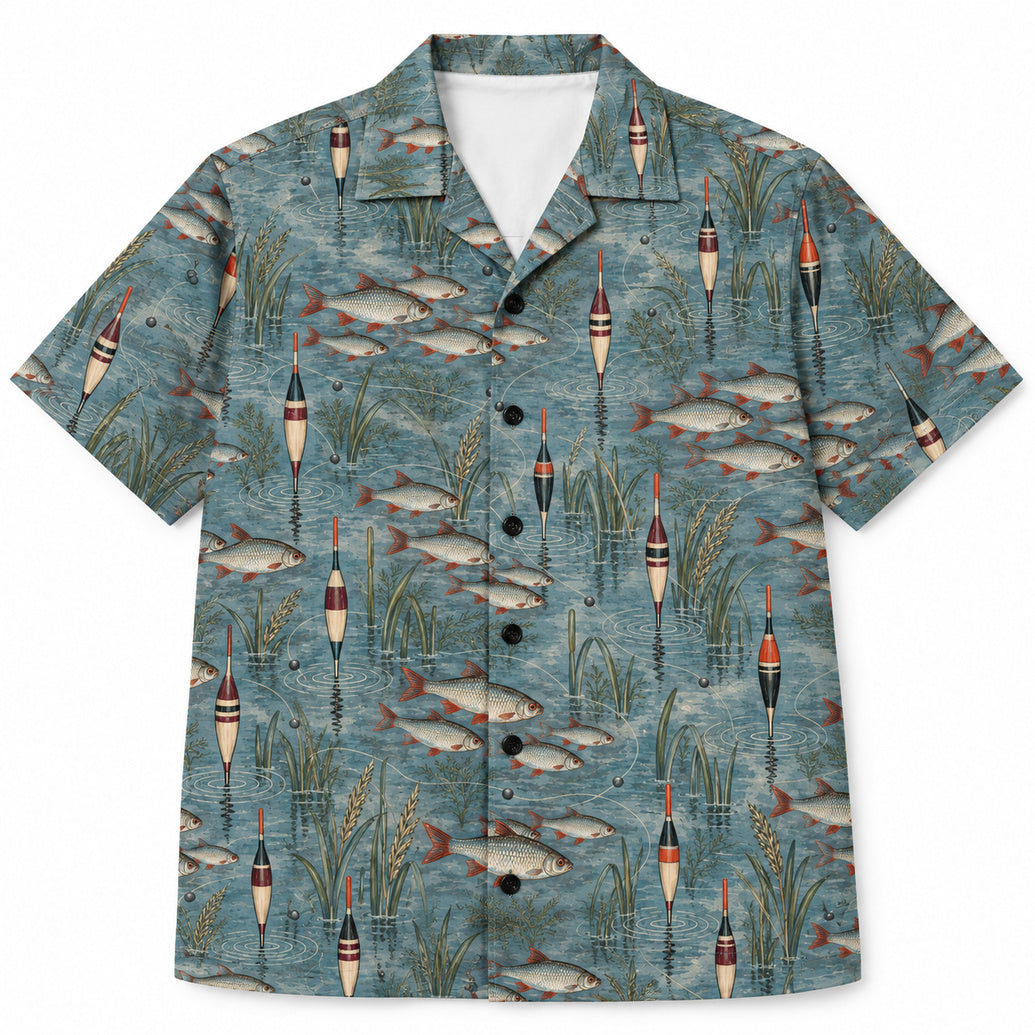 Quill Float Silverwater Hawaiian Shirt