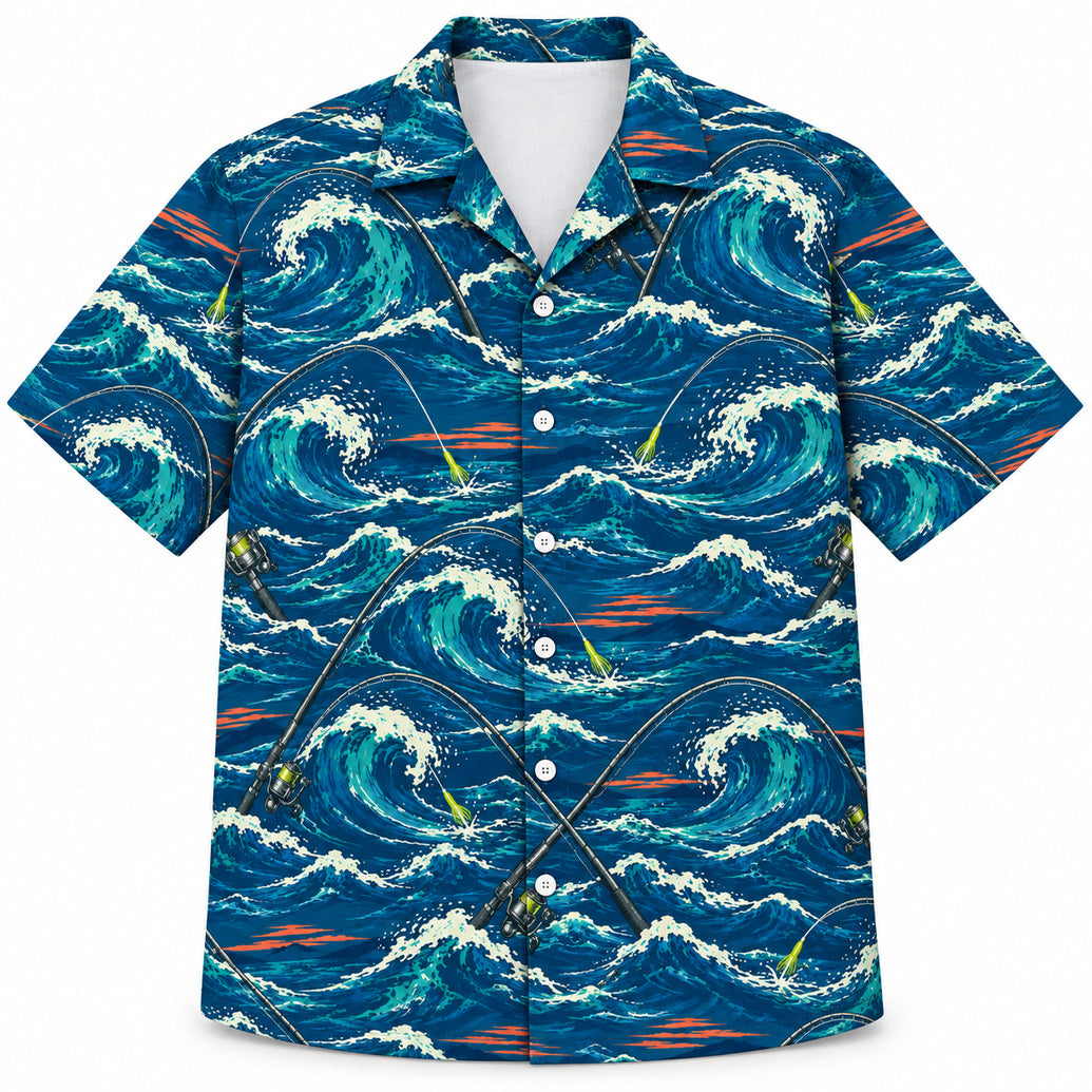 Crosscurrent Rods Hawaiian Shirt