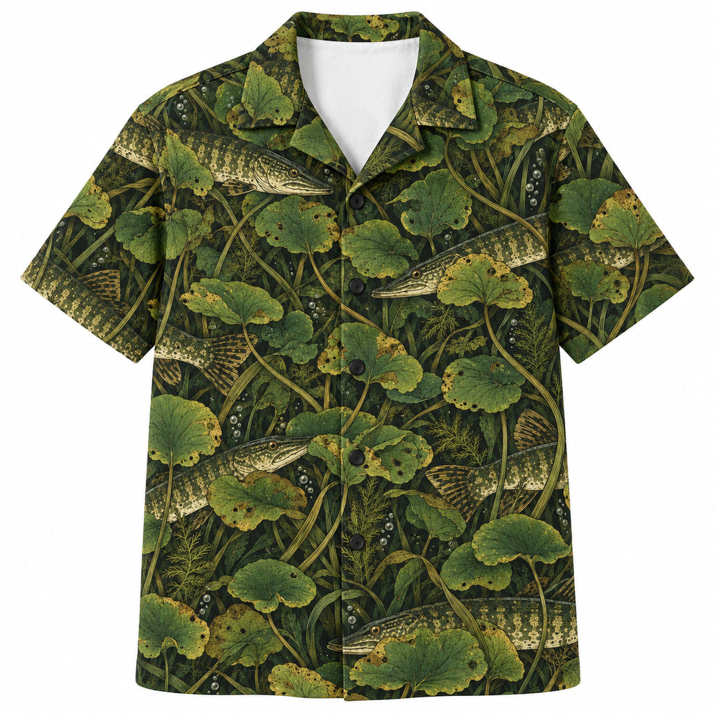 Cabbage Bed Phantom Pike Hawaiian Shirt