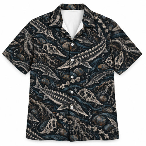 Blackwater Sturgeon Ossature Hawaiian Shirt
