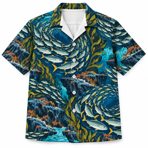 Reefline Kingfish Current Hawaiian Shirt
