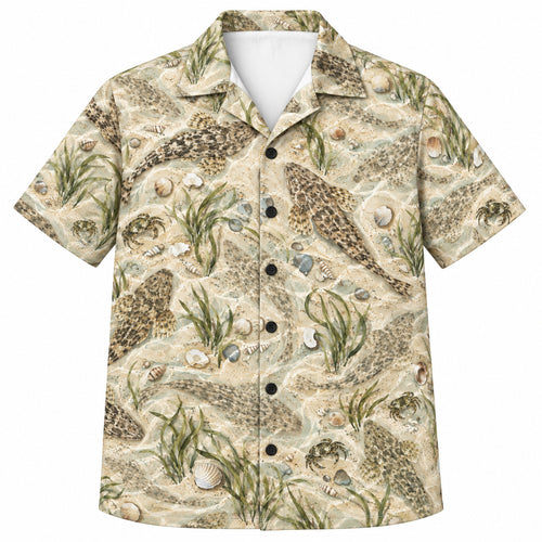 Sandbar Flathead Hide Hawaiian Shirt