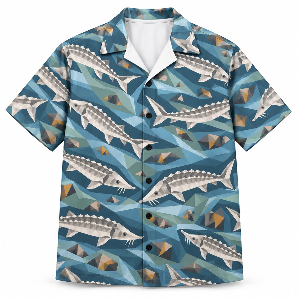 Sturgeon Facet Flow Hawaiian Shirt