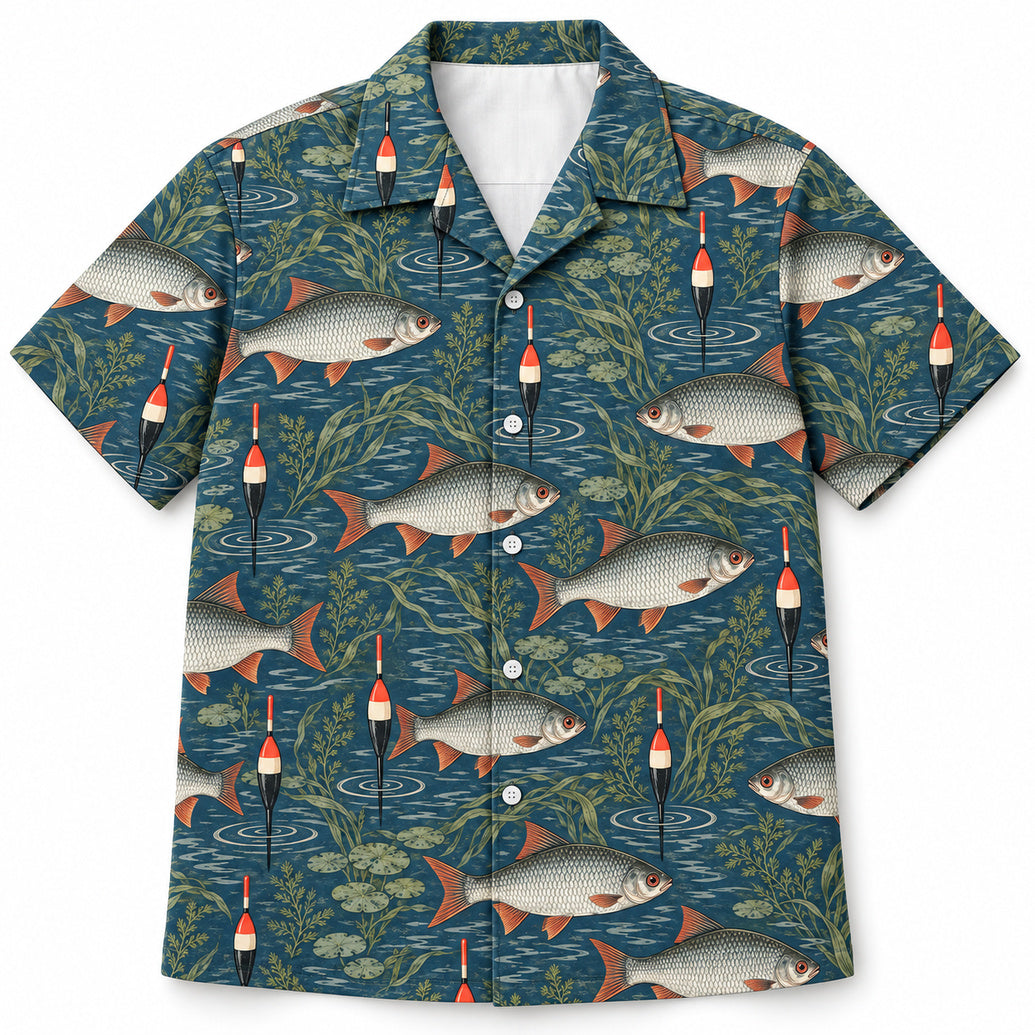 Quill Float Silverwater Hawaiian Shirt