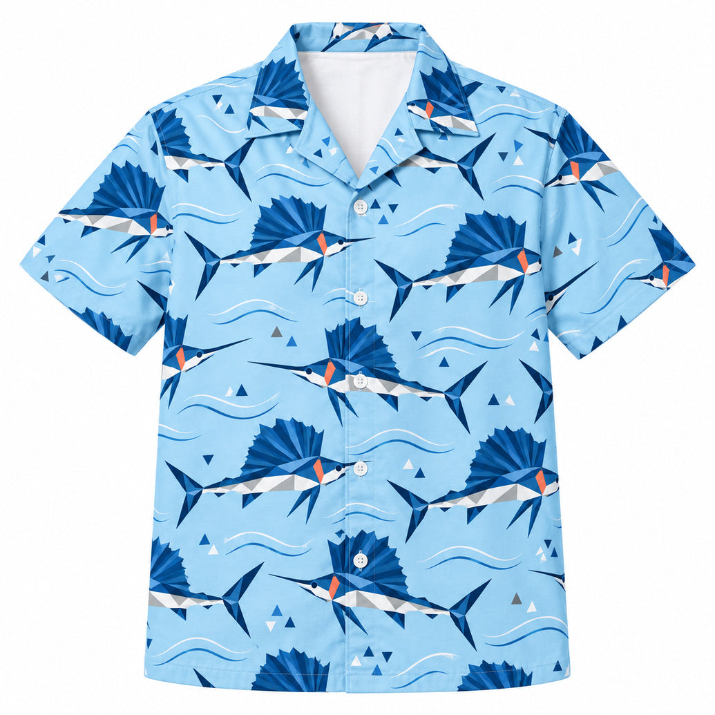 Facet Sailfish Current Hawaiian Shirt