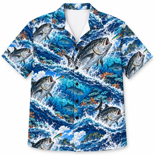 Reef Impact GT Popper Hawaiian Shirt