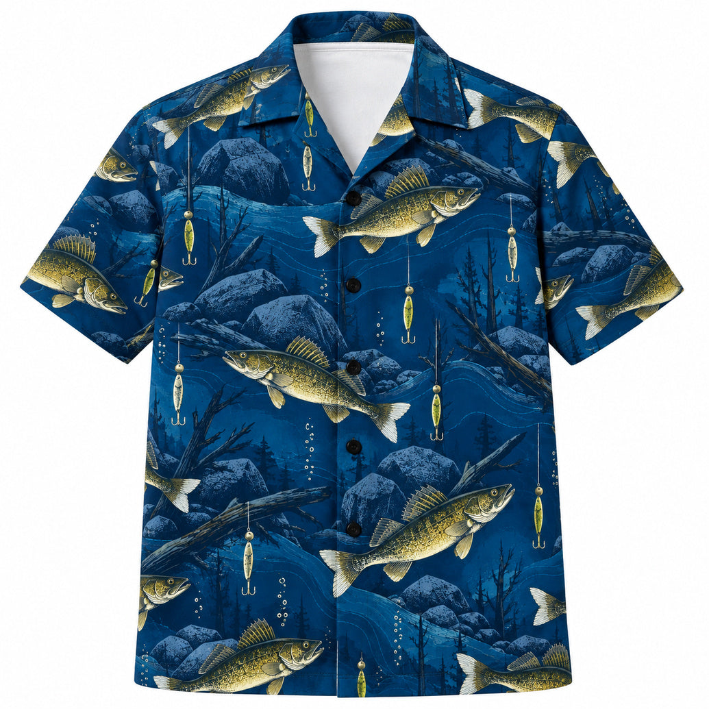 Midnight Shoal Jig Waltz Hawaiian Shirt