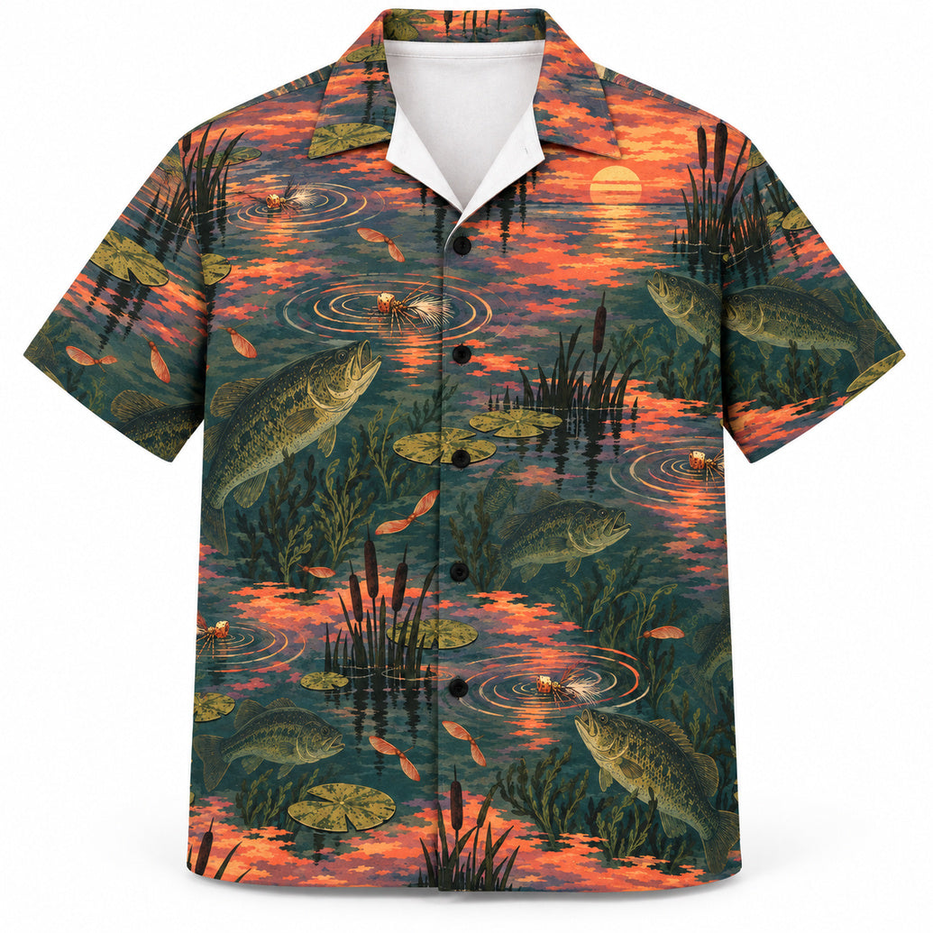 Copperpond Popping Bug Hour Hawaiian Shirt