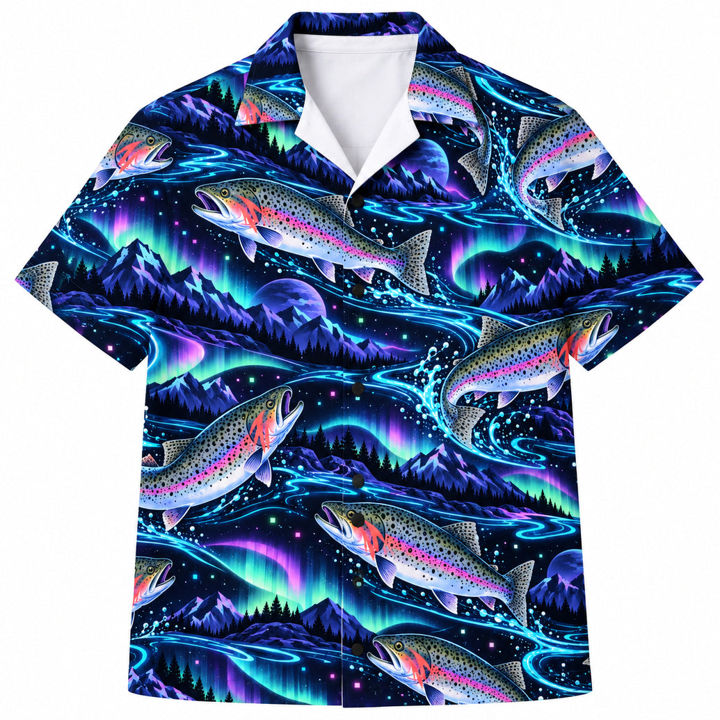 Cutthroat Aurora Circuit Hawaiian Shirt
