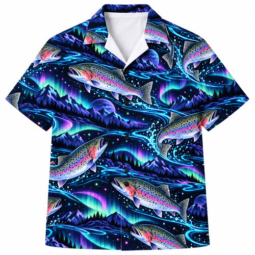 Cutthroat Aurora Circuit Hawaiian Shirt