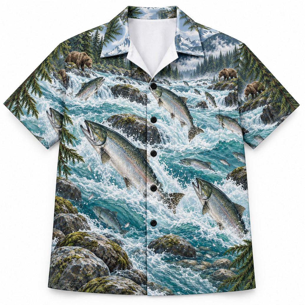 Grizzly Run at Kingwater Hawaiian Shirt