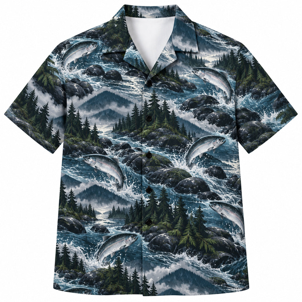 Steel Rain Chrome Run Hawaiian Shirt