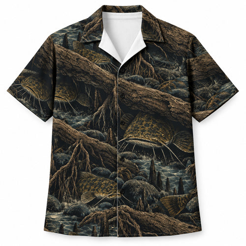 Flathead Log Ambush Hawaiian Shirt