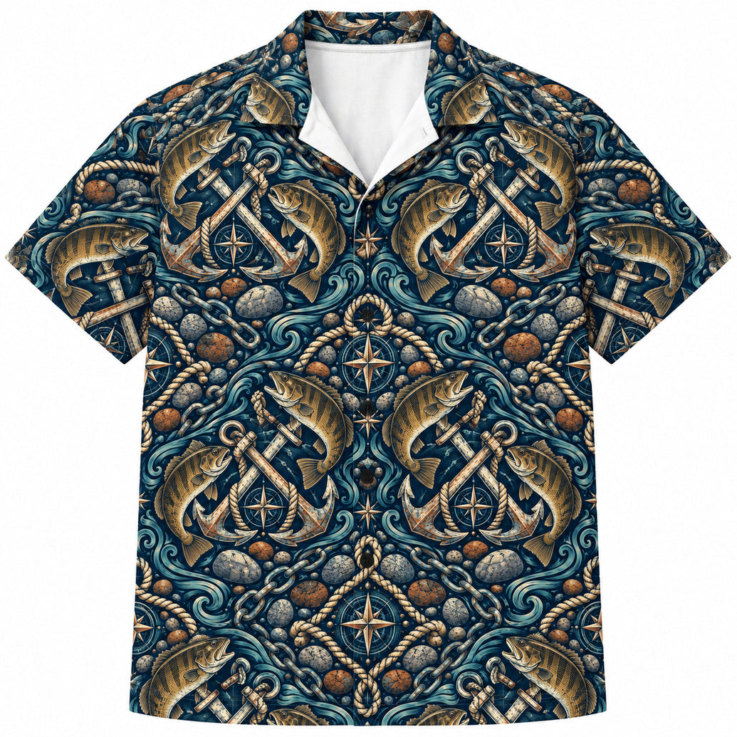 Anchorstone Smallmouth Hawaiian Shirt