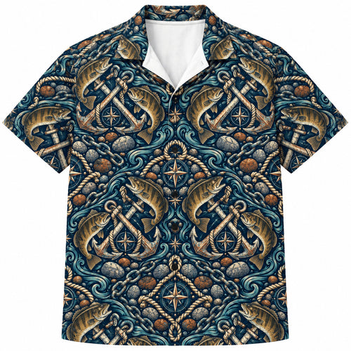 Anchorstone Smallmouth Hawaiian Shirt