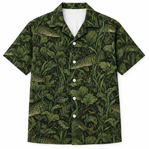 Pike in Cabbage Cover Hawaiian Shirt
