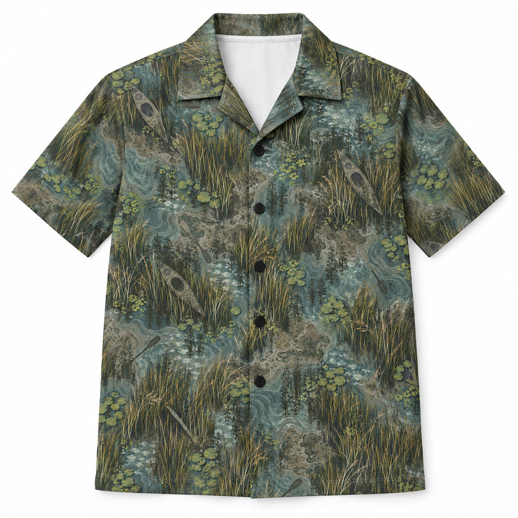 Reedline Kayak Veil Hawaiian Shirt
