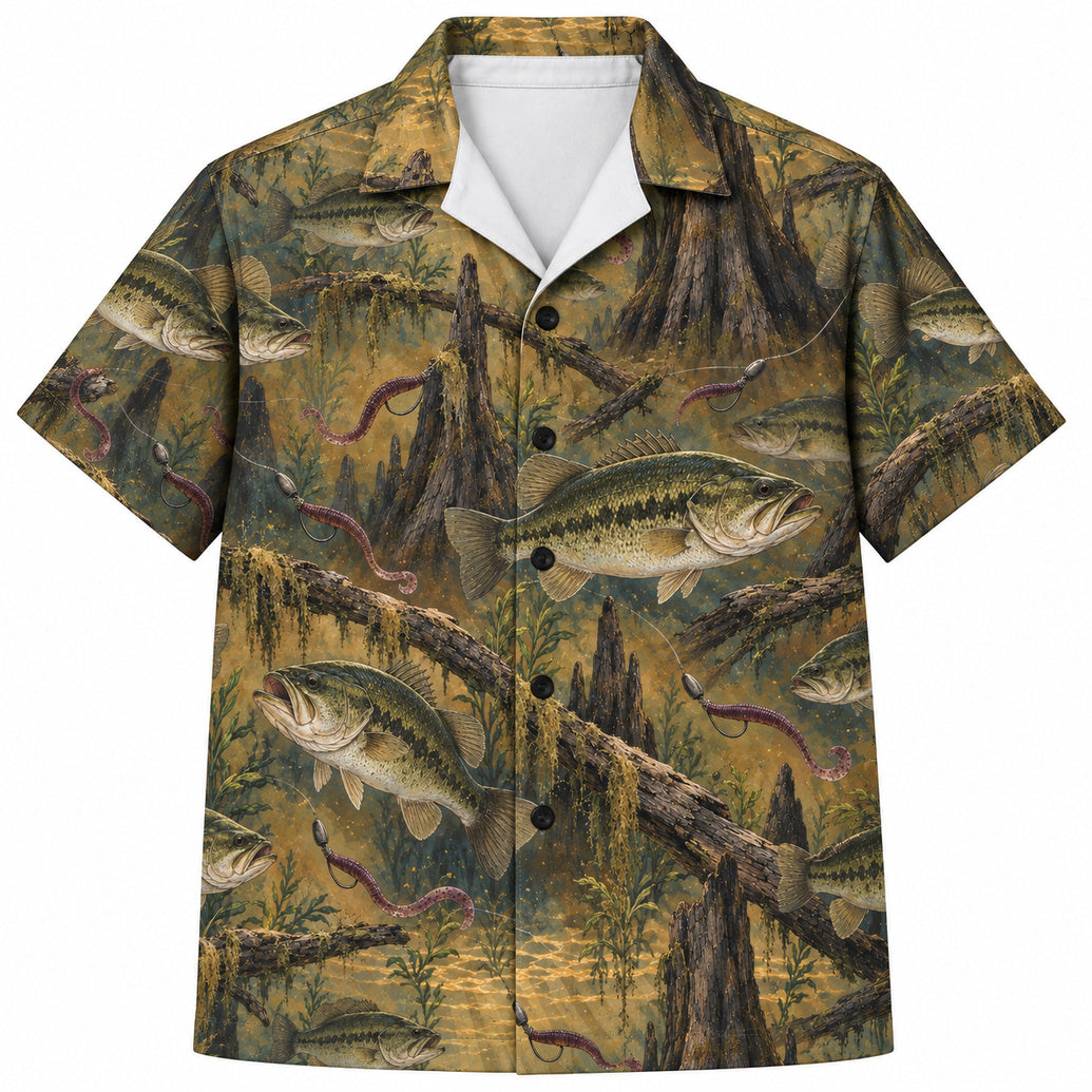 Timberline Worm Tactics Hawaiian Shirt