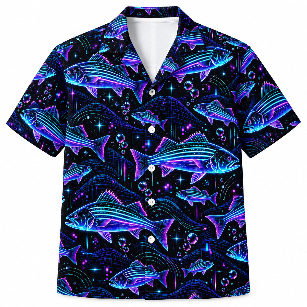 Midnight Linesider Circuit Hawaiian Shirt