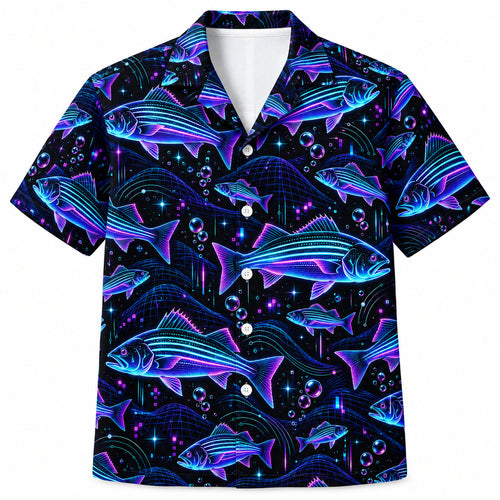 Midnight Linesider Circuit Hawaiian Shirt