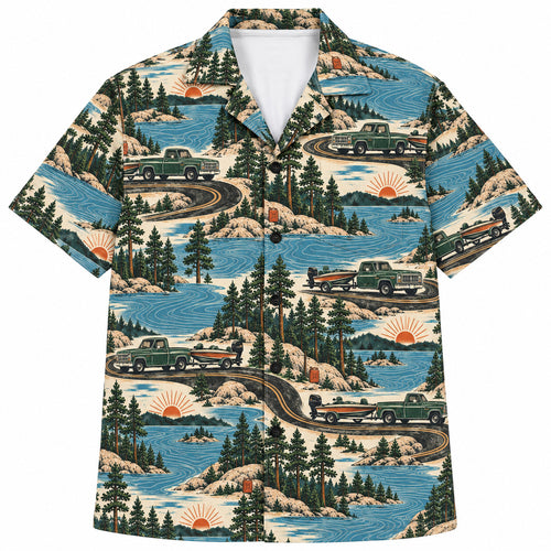 Pine Road Bass Run Hawaiian Shirt