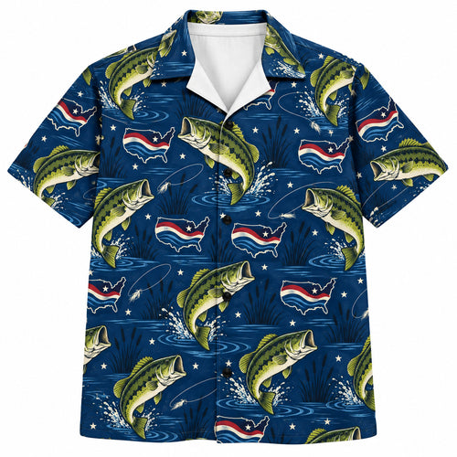 Bass Stateside Starwater Hawaiian Shirt