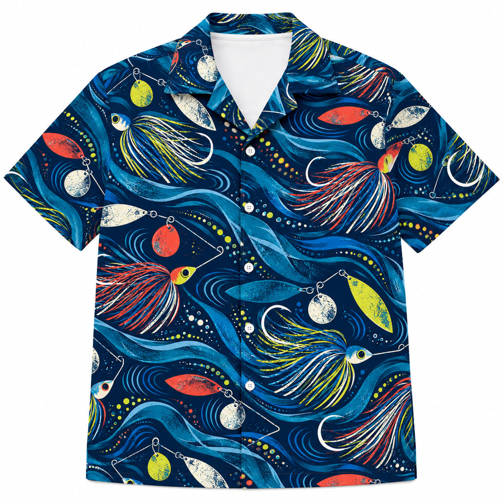 Spinnerbait Current Study Hawaiian Shirt