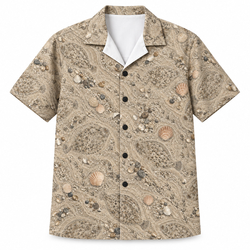 Sandveil Flounder Hawaiian Shirt