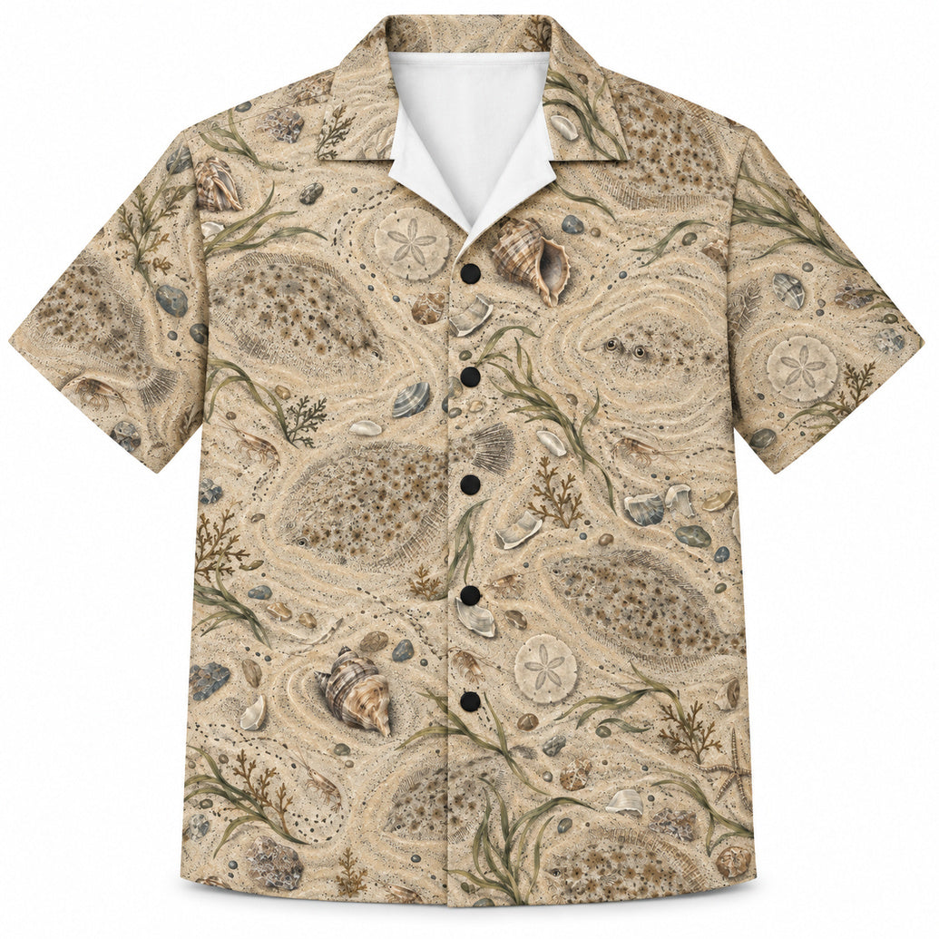 Sandveil Flounder Find Hawaiian Shirt