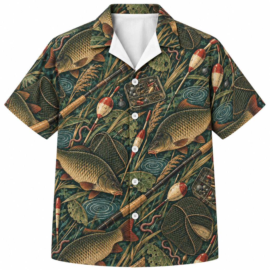 Coarse Angler’s Float Cabinet Hawaiian Shirt