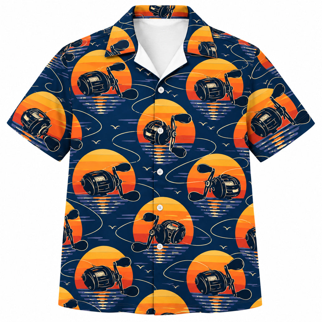 Last Cast Sundown Hawaiian Shirt
