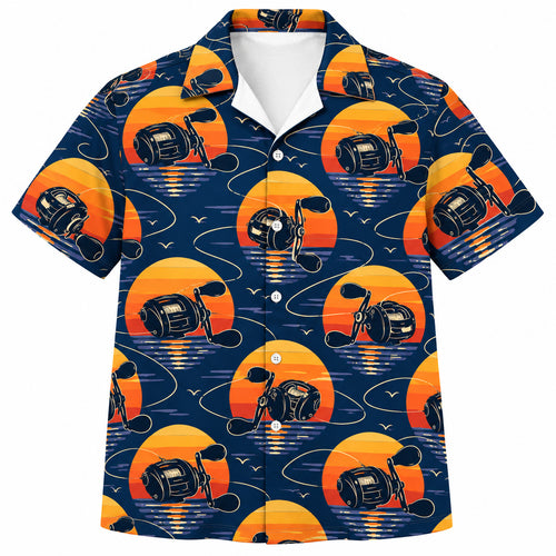 Last Cast Sundown Hawaiian Shirt