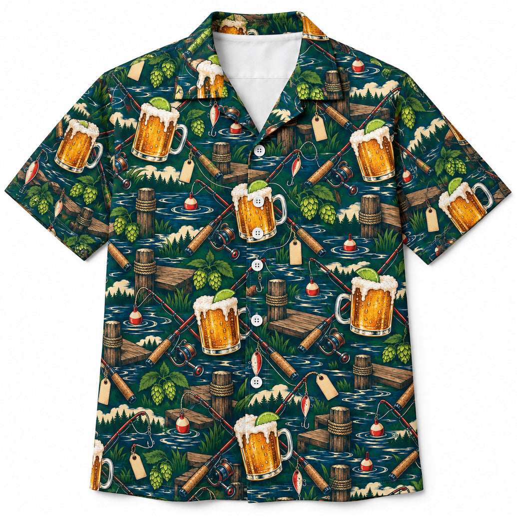 Dockside Rods & Lager Hawaiian Shirt