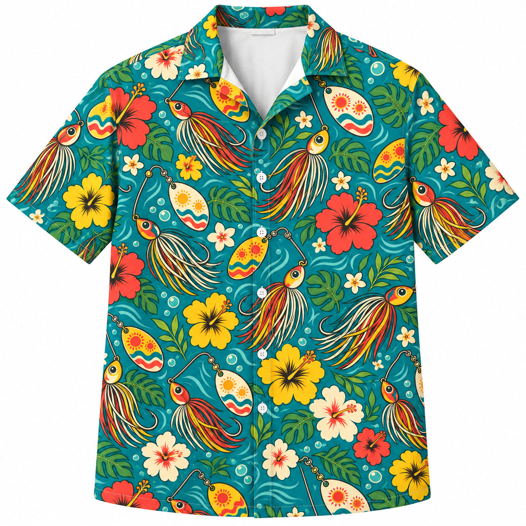 Tiki Blade Spinner Dance Hawaiian Shirt
