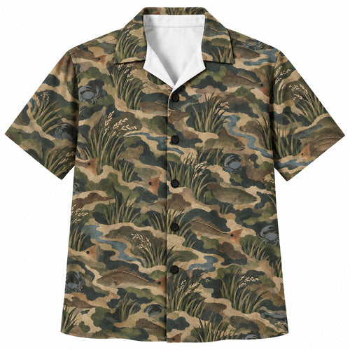 Marsh Veil Red Drum Hawaiian Shirt