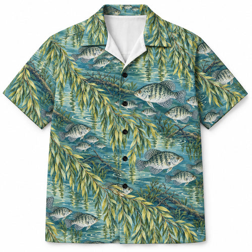 Willow Shade Crappie Social Hawaiian Shirt