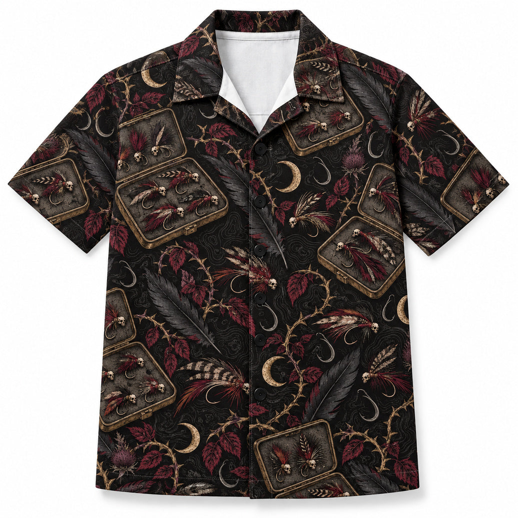 Nightfly Bone Beads Hawaiian Shirt