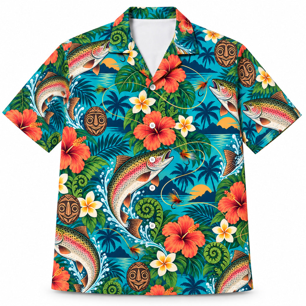 Island Fly Rainbow Ritual Hawaiian Shirt