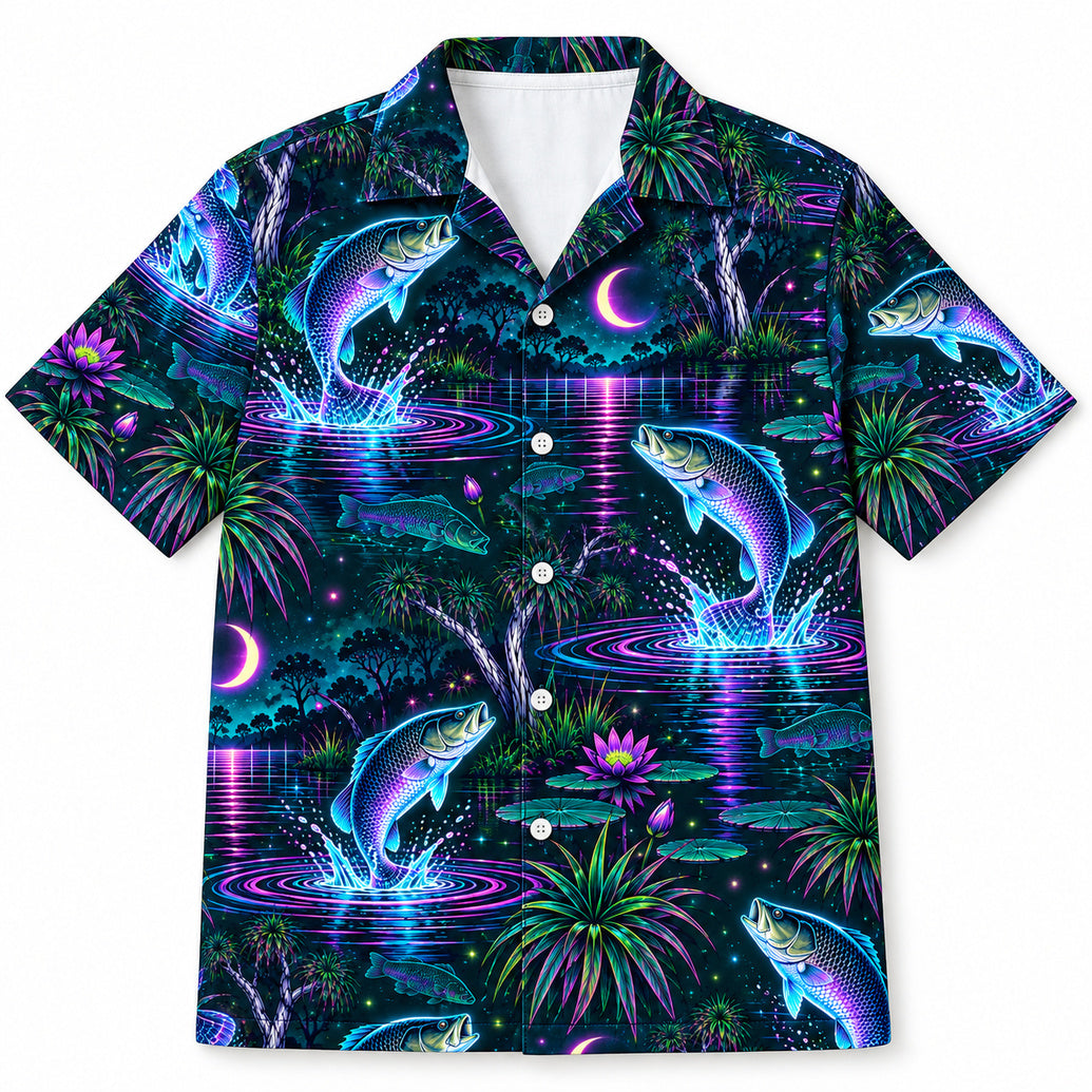Neon Billabong Barra Hawaiian Shirt