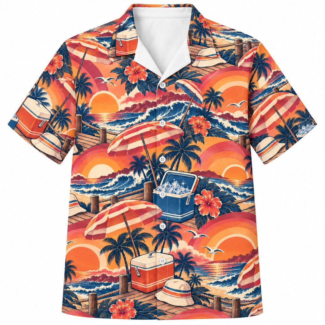 Sunset Icebox Promenade Hawaiian Shirt