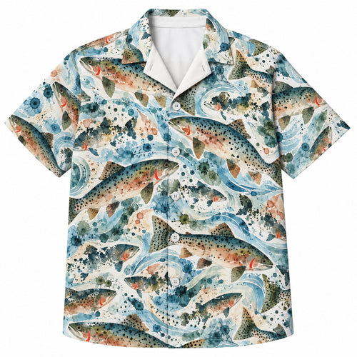 Cutthroat Color Current Hawaiian Shirt