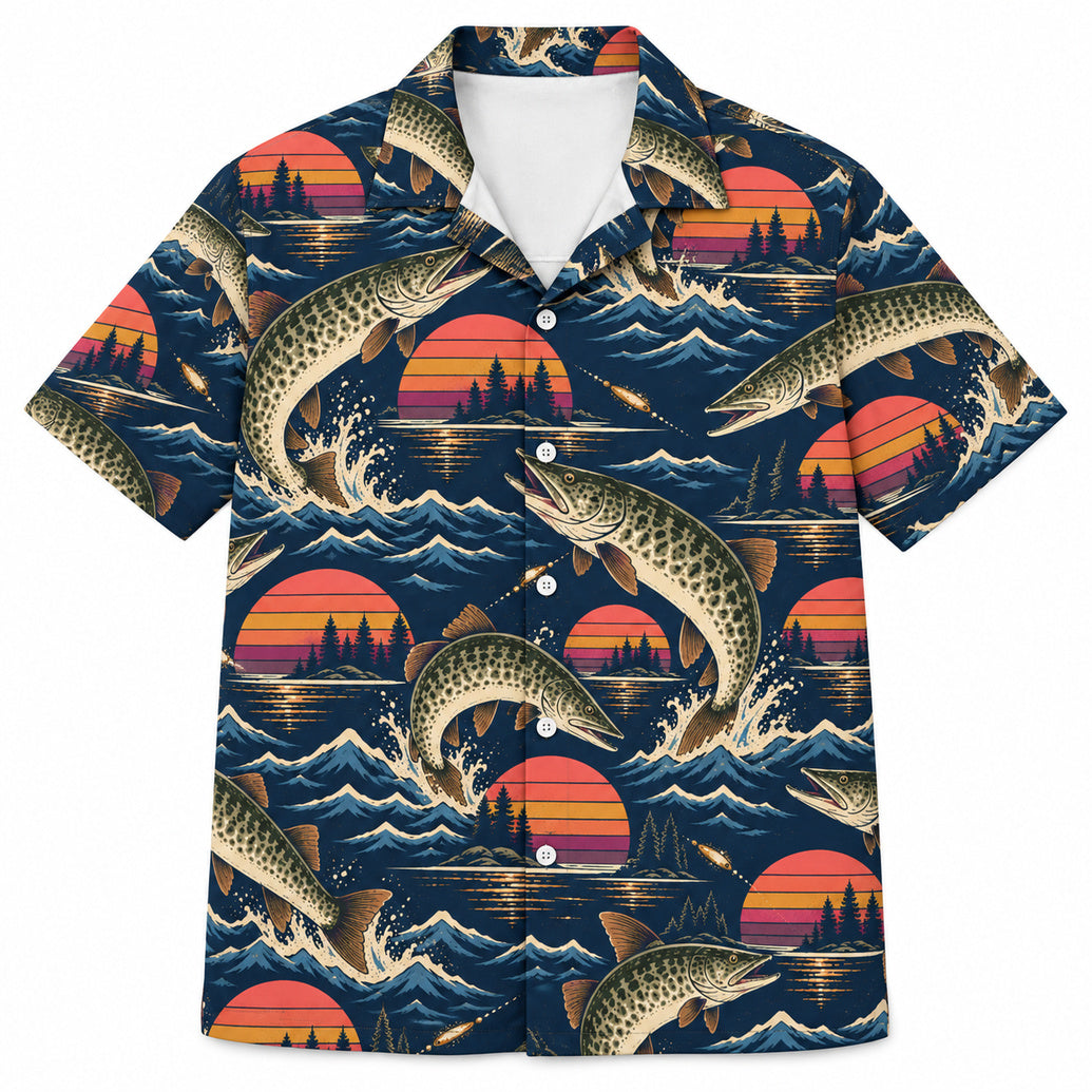 Muskie Horizon Riot Hawaiian Shirt